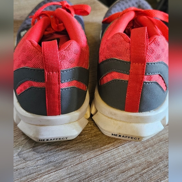 Reebok Red and Gray Athletic Shoes - Picture 3 of 5